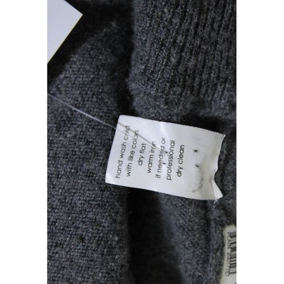 27 Miles Womens Button Down Cardigan Sweater Gray Wool Size Extra Small - Picture 5 of 6